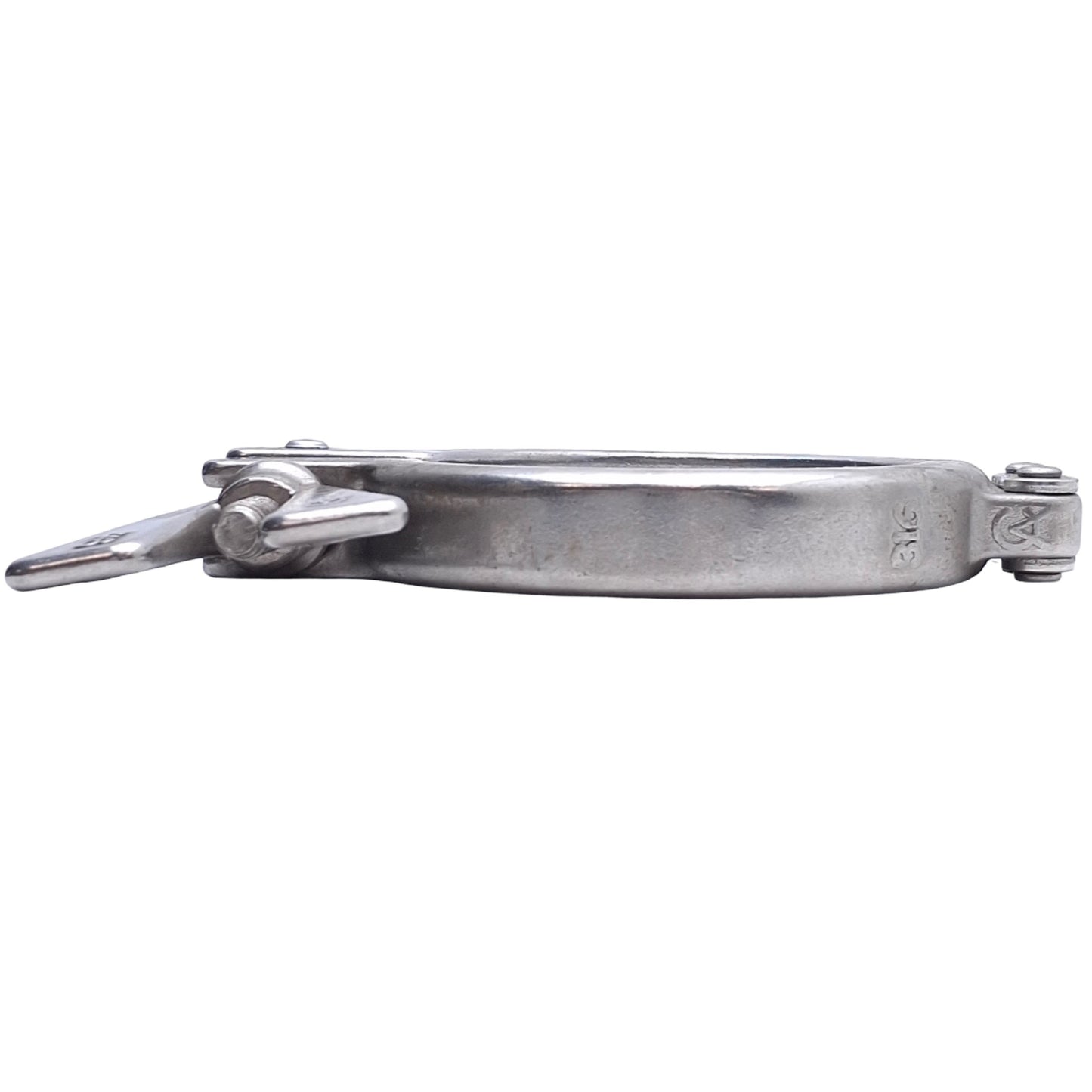 Used Lot of 4 AclHygienic Stainless Steel Hinged Tri-Clamp Sanitary Fitting 2-1/2in