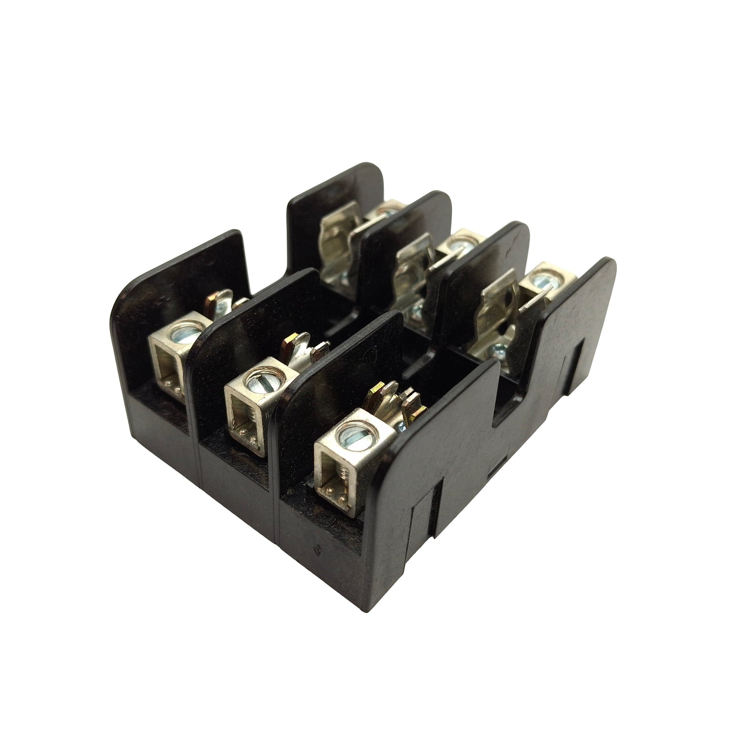 Used Gould Shawmut 30353R Open Fuse Block, 30AMP, 30AMP/600V, Class CC, 3 Pole