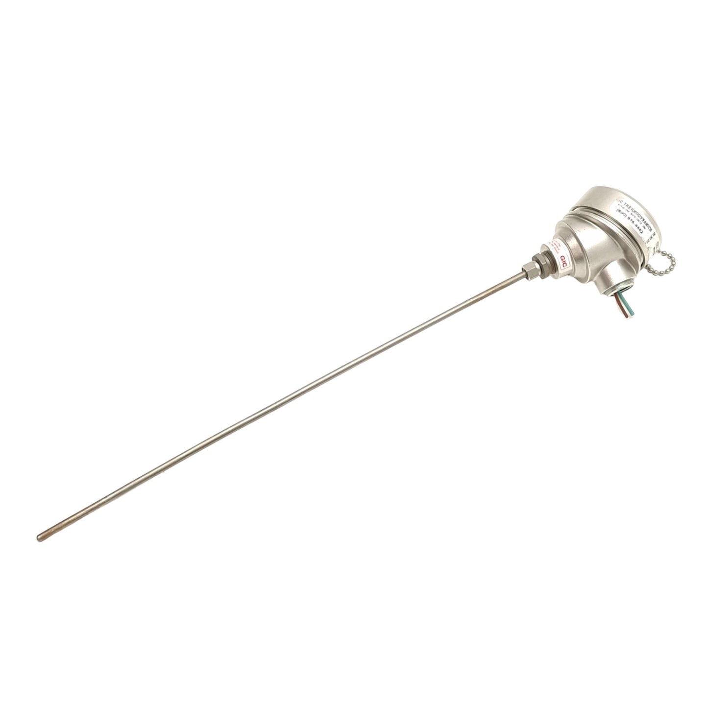 Used GIC Thermodynamics THX19S6250TUA Thermocouple, ø1/4in x 19in Sheath, Type T