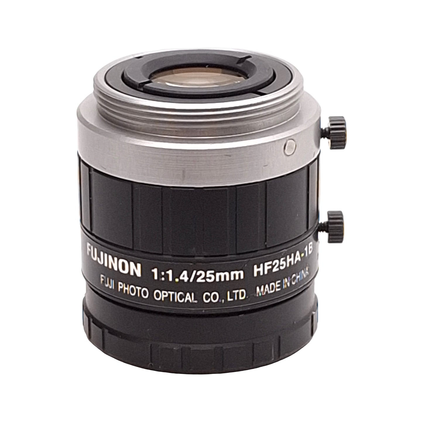 Used Fujinon HF25HA-1B Machine Vision Camera Lens, F1.4-22, Focal 25mm, C-Mount