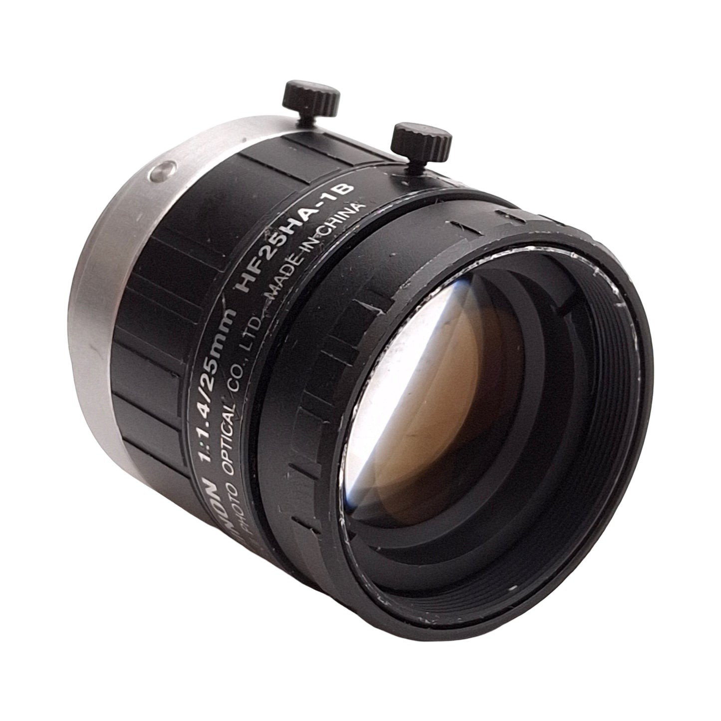 Used Fujinon HF25HA-1B Machine Vision Camera Lens, F1.4-22, Focal 25mm, C-Mount