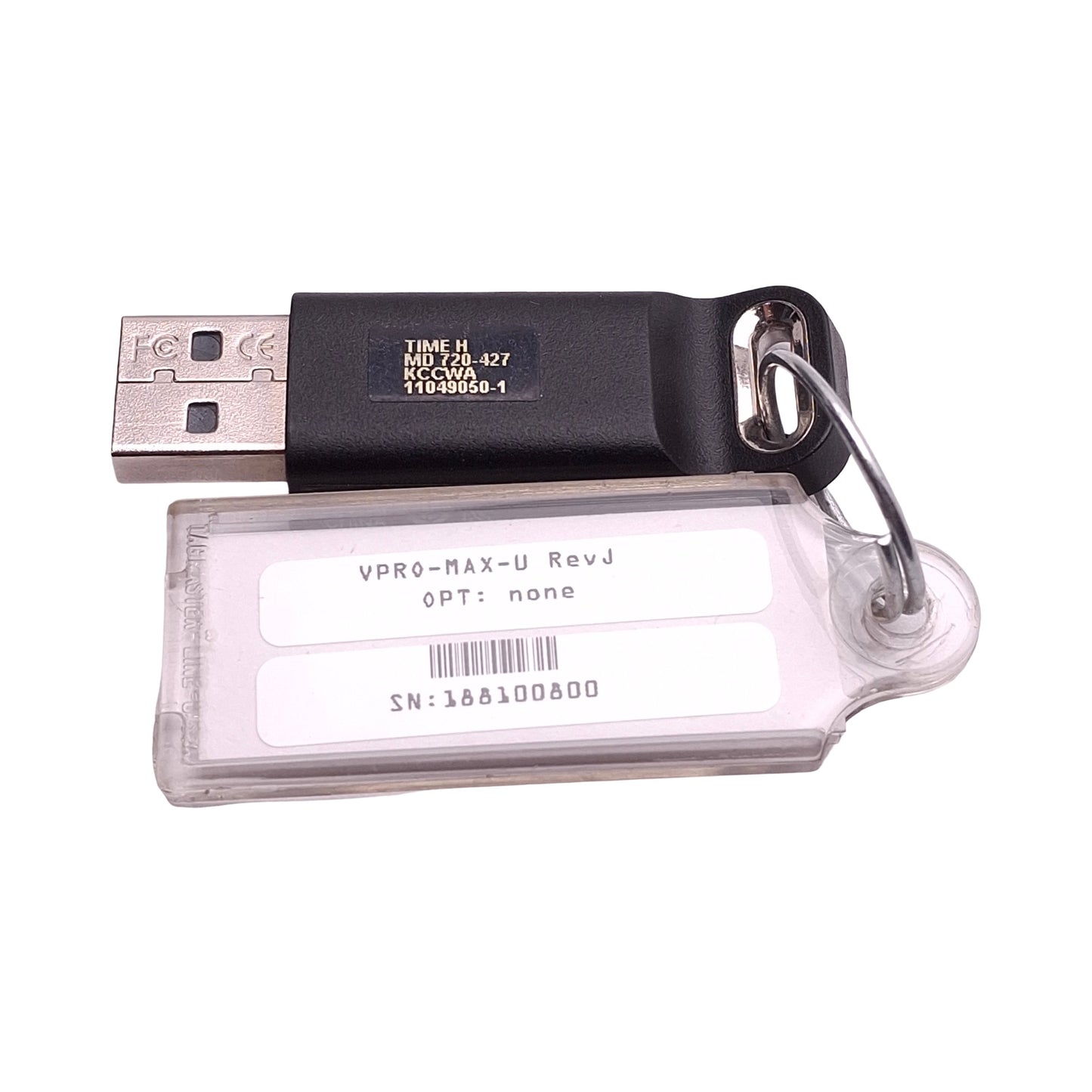 Used Cognex 150-0013R VPRO-MAX-U Rev J Encryption Dongle, USB