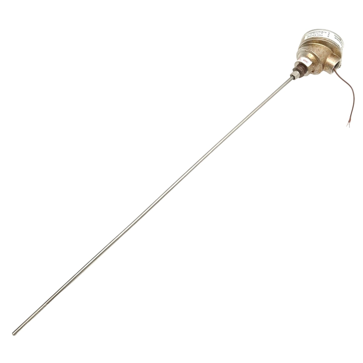 Used GIC Thermodynamics THX26S6250TUA Thermocouple ø1/4in x 26in Sheath, Type T
