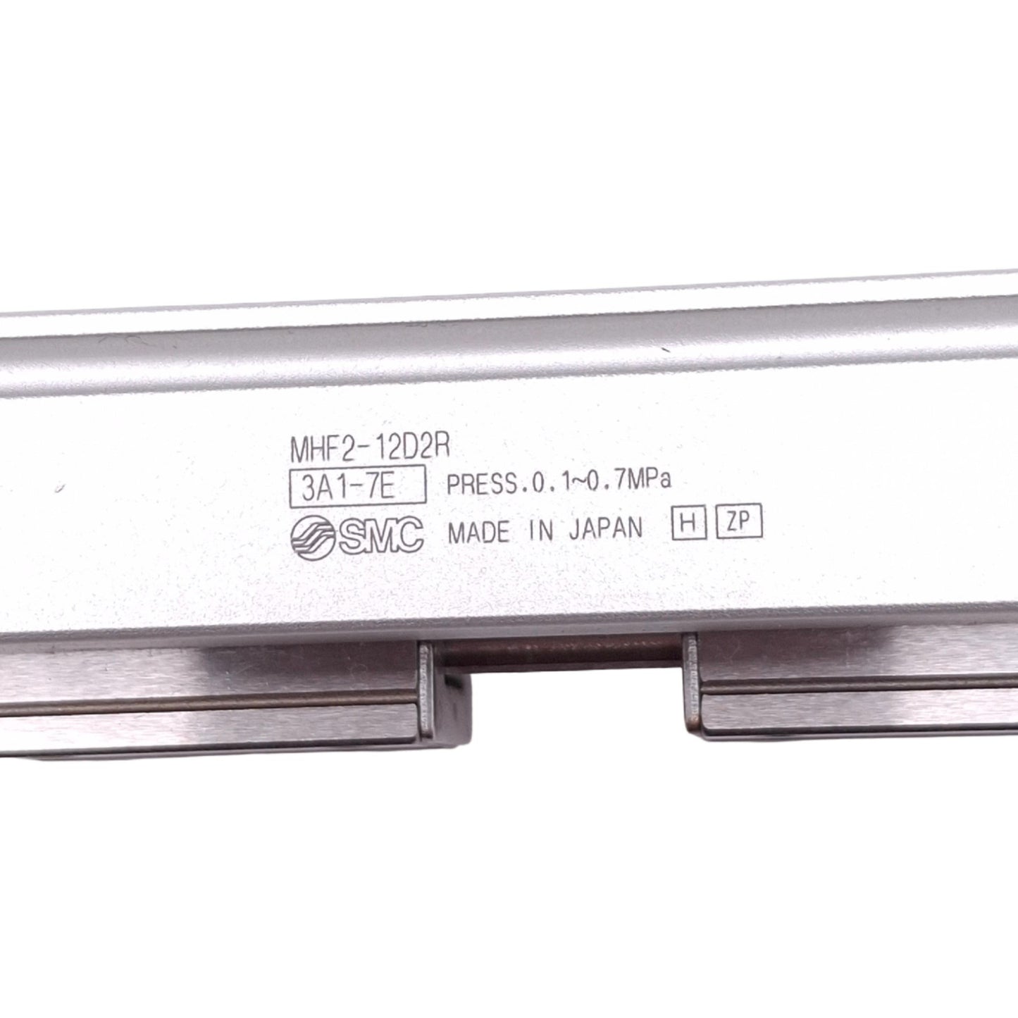 Used SMC MHF2-12D2R 3A1-7E Low Profile Pneumatic Gripper, ø12mm Bore, M5, 0.7MPa Max