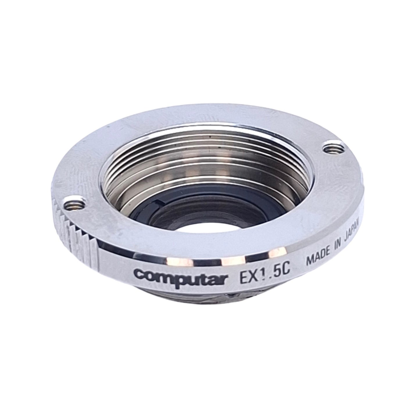 Used Computar EX1.5C Focal Length Extender Lens for C-Mount Camera, 1.5X Increase