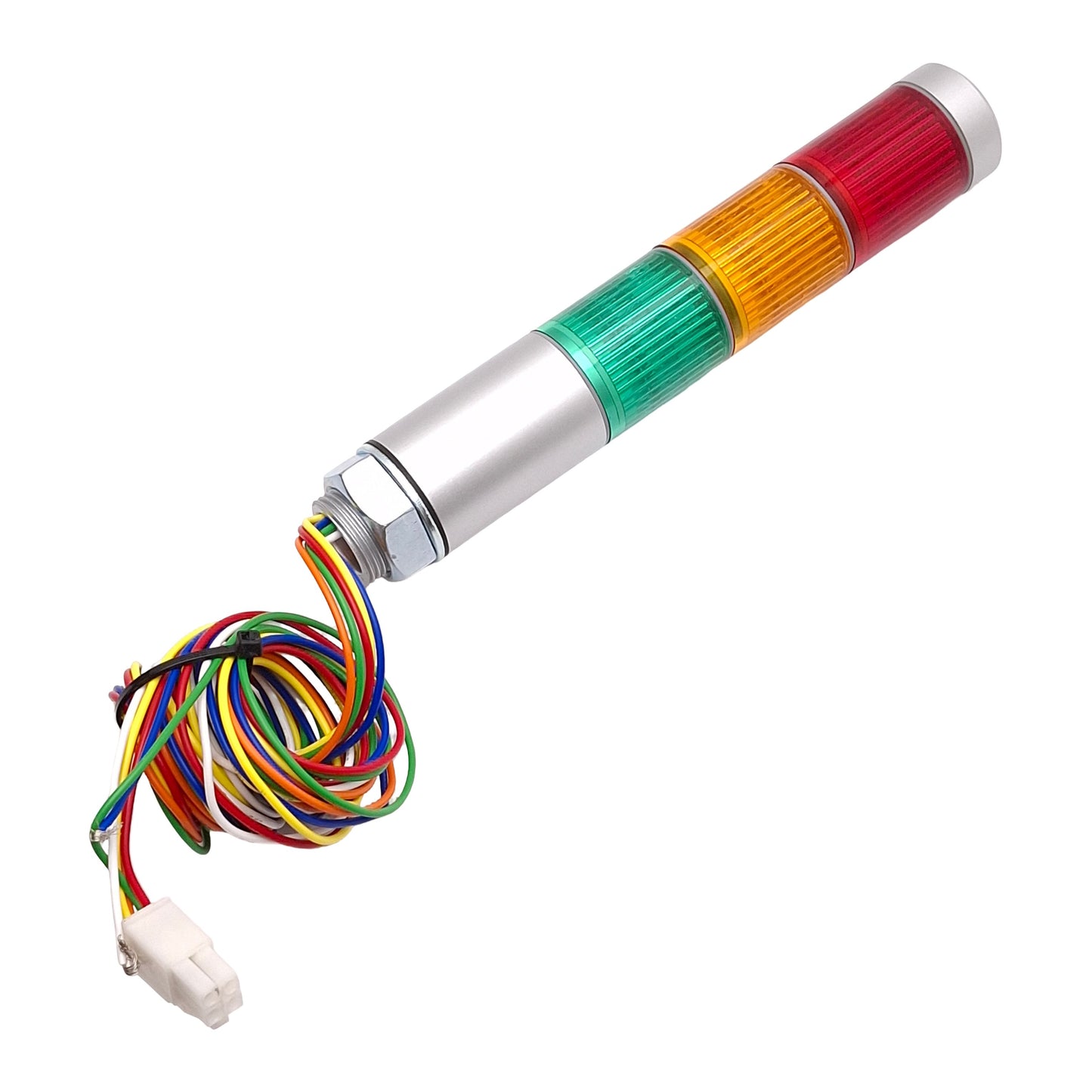 Used Patlite MPS-302-RYG Stack Light Signal Tower , ø30mm, Red Amber Green, 24VAC/DC