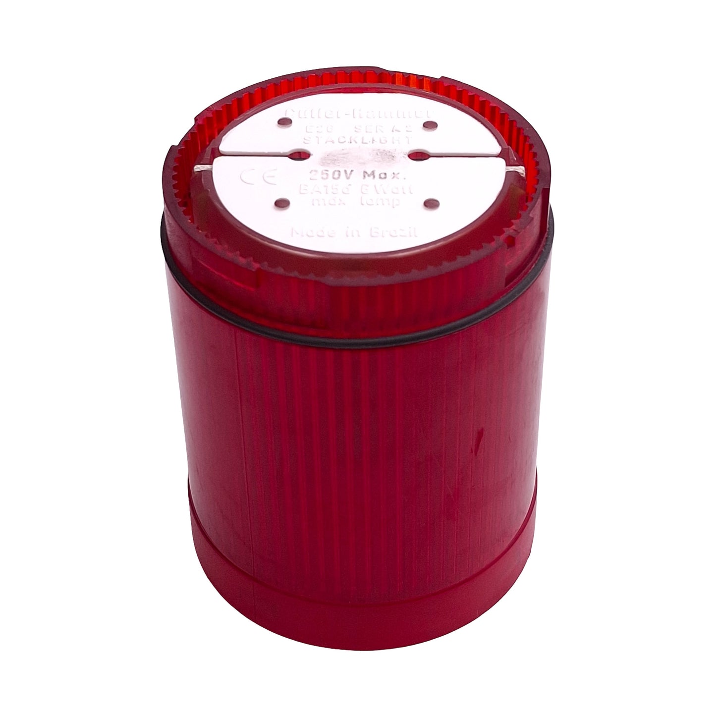 Used Cutler-Hammer E26B2V2 LED Tower Stacklight, Red, Incandescent, 24VDC Lamp