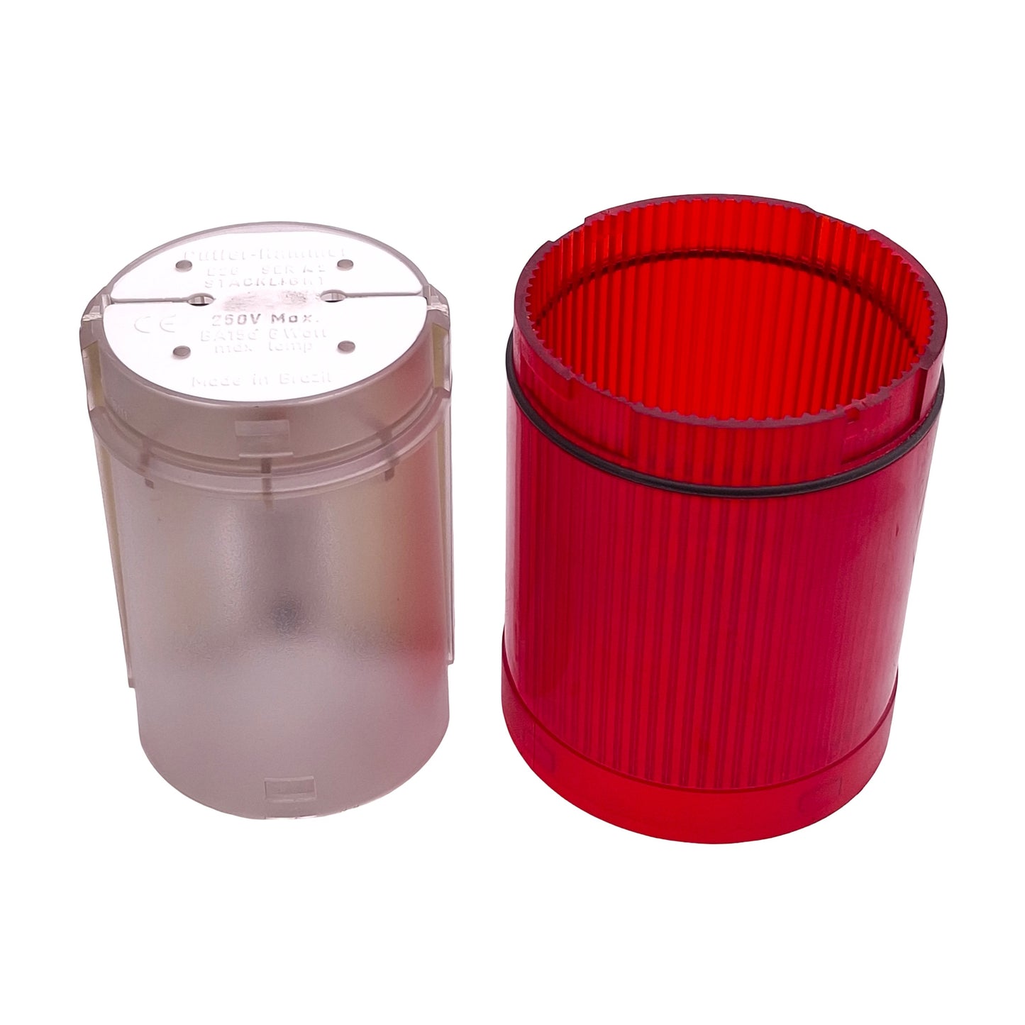 Used Cutler-Hammer E26B2V2 LED Tower Stacklight, Red, Incandescent, 24VDC Lamp