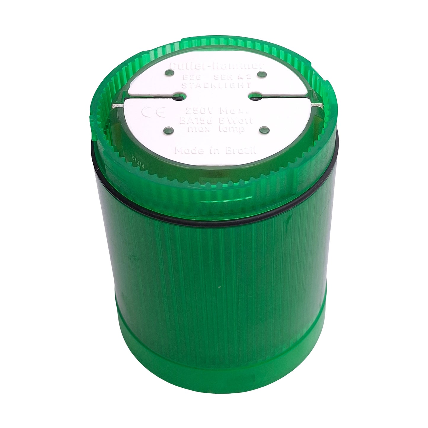 Used Cutler-Hammer E26B3V2 LED Tower Stacklight, Green, Incandescent, 24VDC Lamp