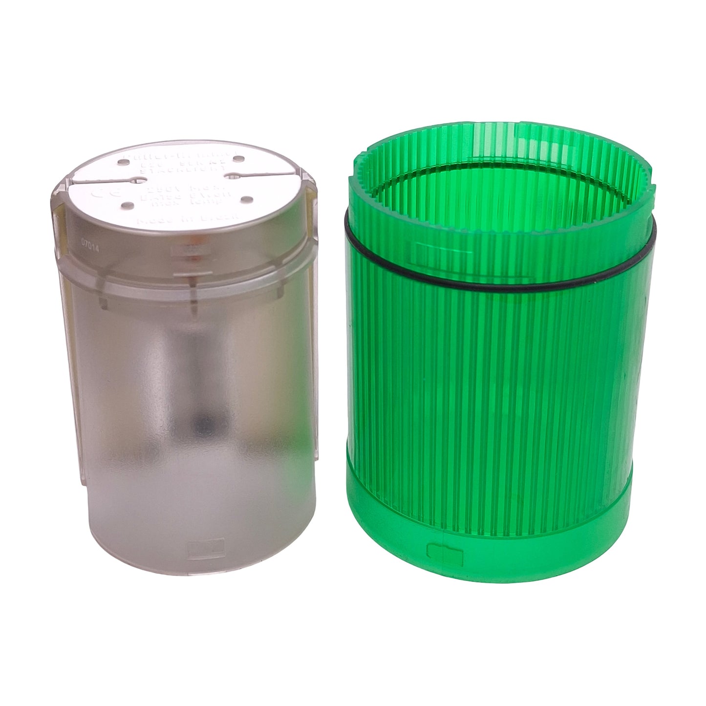 Used Cutler-Hammer E26B3V2 LED Tower Stacklight, Green, Incandescent, 24VDC Lamp