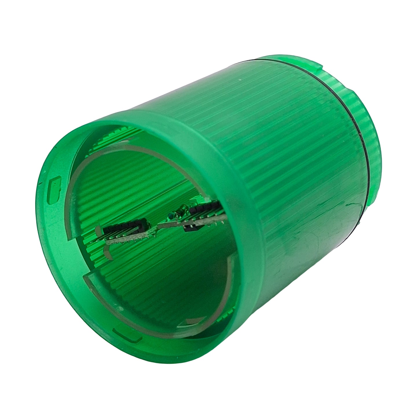 Used Cutler-Hammer E26B3V2 LED Tower Stacklight, Green, Incandescent, 24VDC Lamp