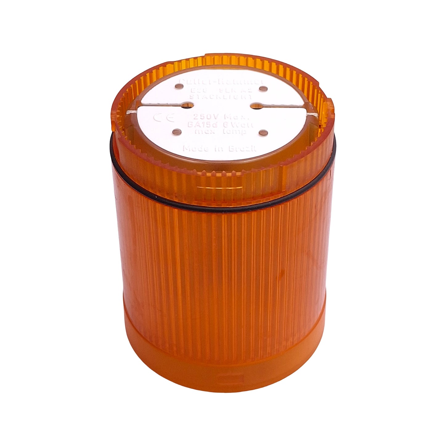 Used Cutler-Hammer E26B9V2 LED Tower Stacklight, Amber, Incandescent, 24VDC Lamp