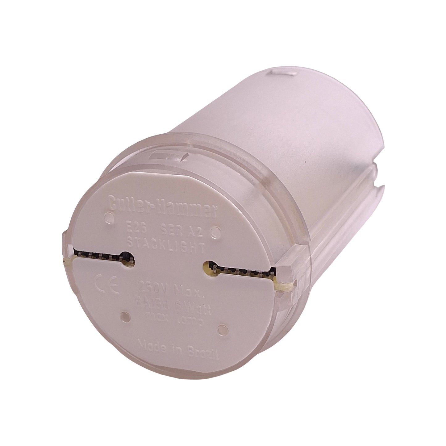 Used Cutler-Hammer E26B9V2 LED Tower Stacklight, Amber, Incandescent, 24VDC Lamp