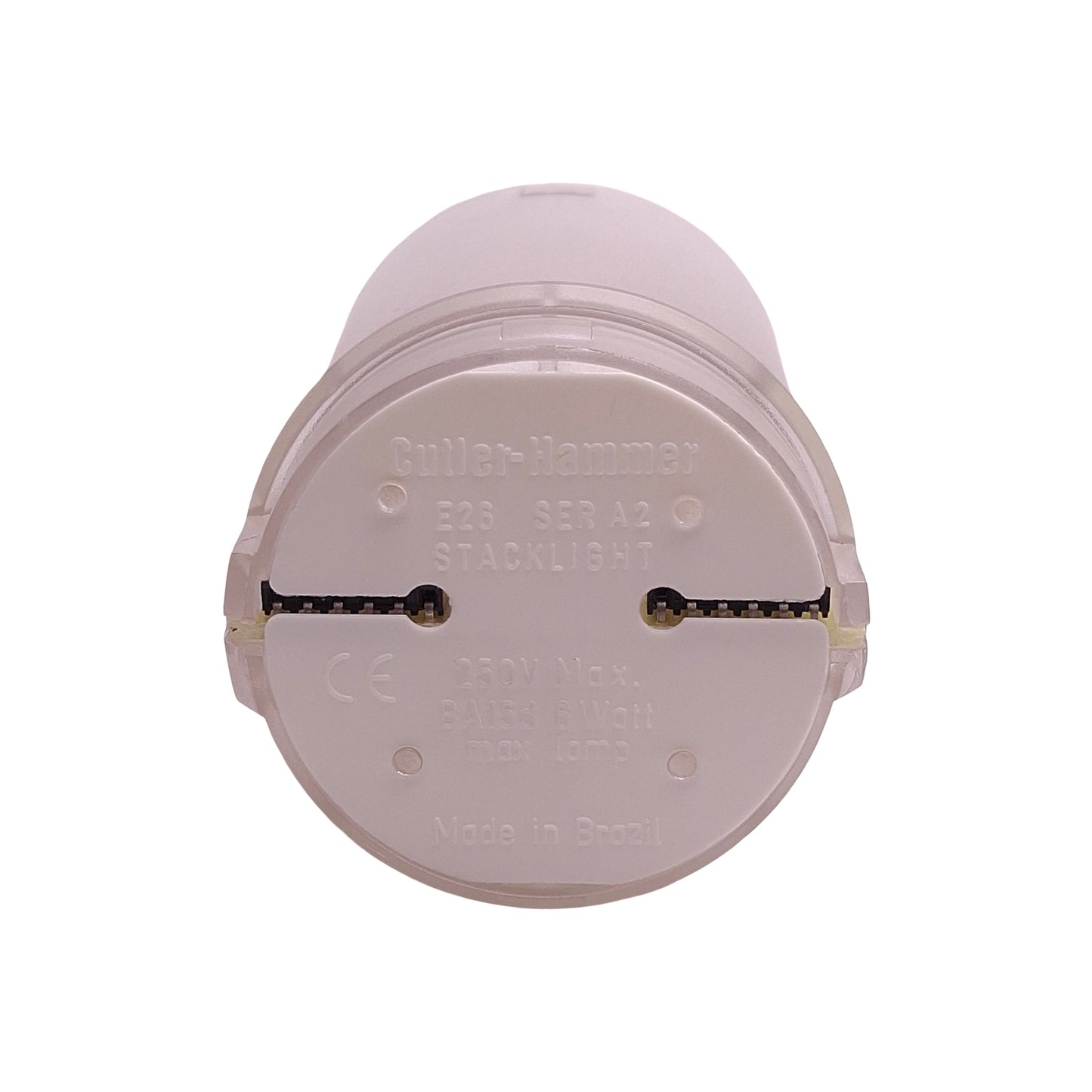 Used Cutler-Hammer E26B9V2 LED Tower Stacklight, Amber, Incandescent, 24VDC Lamp