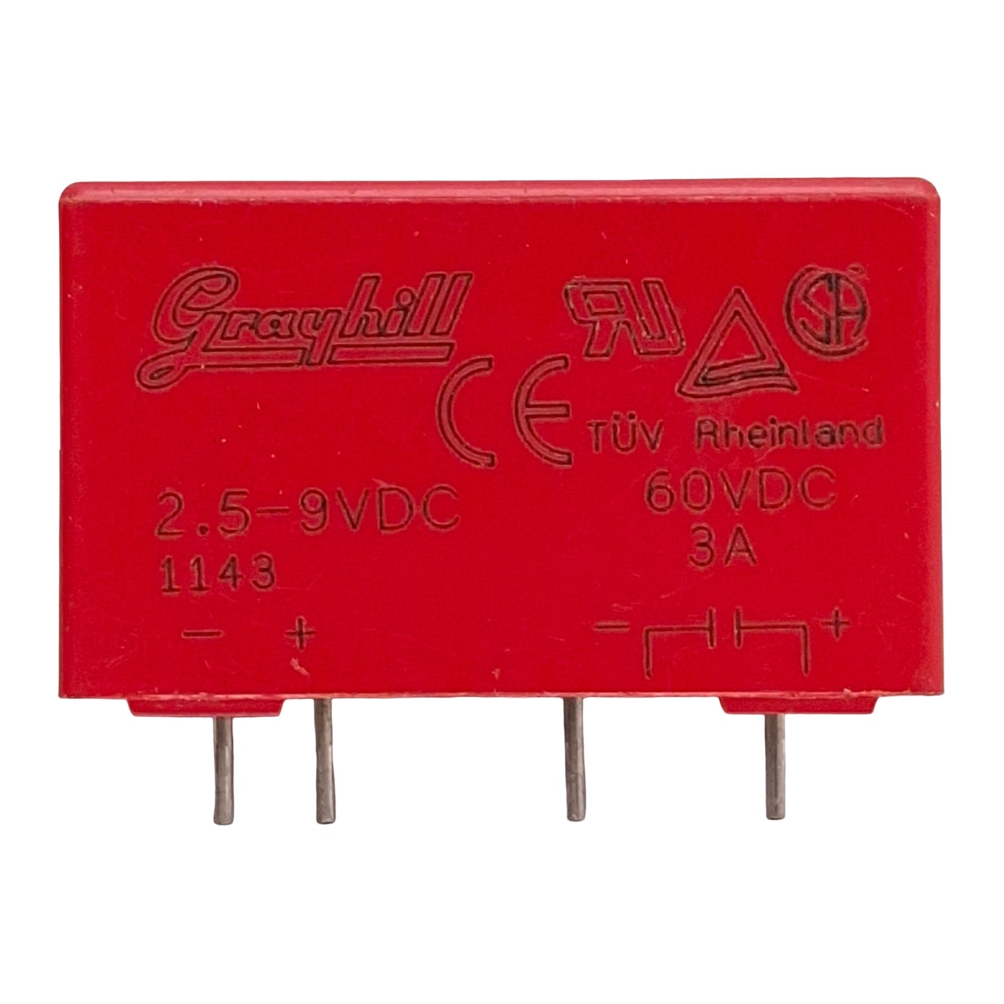 Used Lot of 10 Grayhill 70M-ODC5B DC Output Relay Module, 2.5-9VDC IN, 60VDC 3A OUT