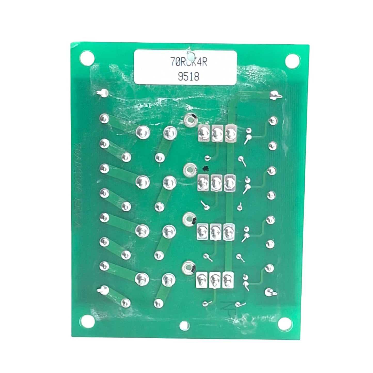 Used Grayhill 70AD3346 PLC / Relay Addon Board, 4-Relay Positions, Screw Terminals