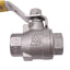 Used Sharpe CF8M 1/4" 1000 CWP 50M760 Manual Ball Valve, 1/4in NPT, 1000psi Max