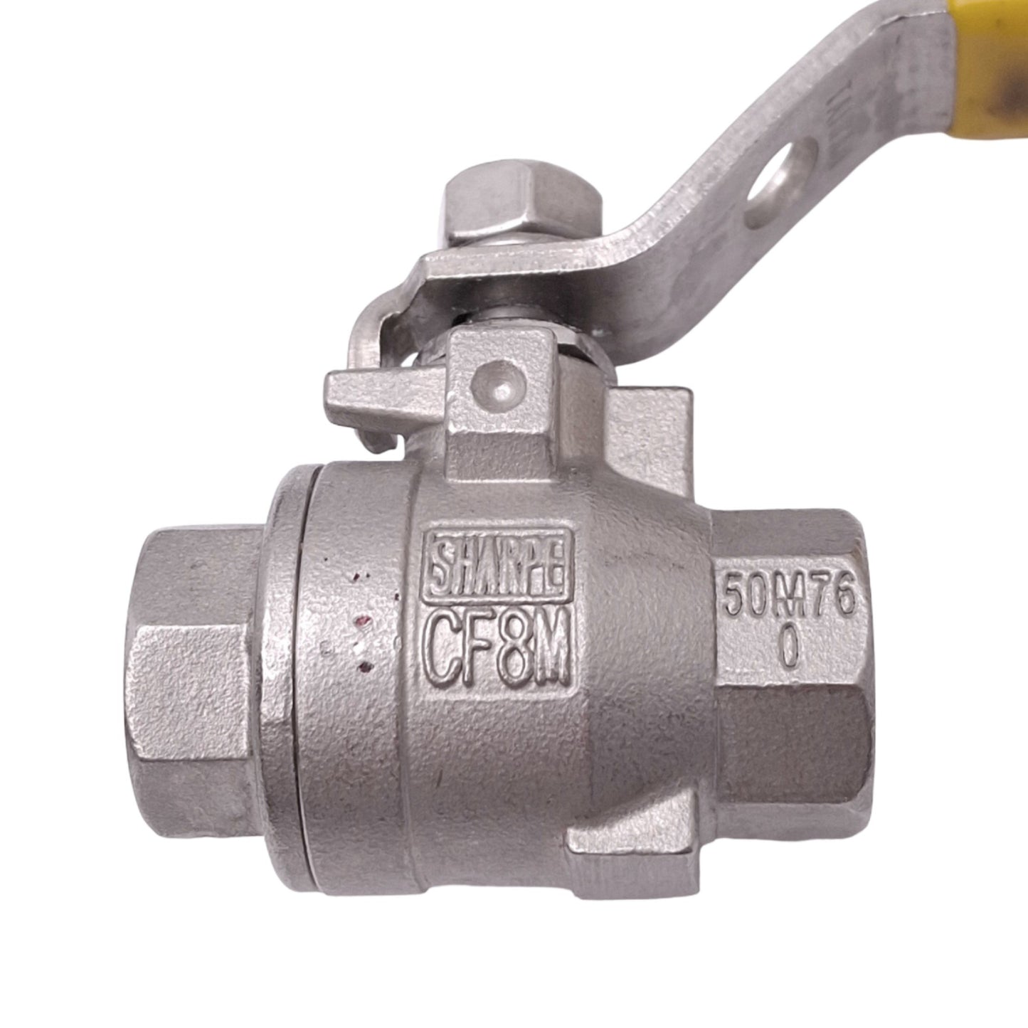 Used Sharpe CF8M 1/4" 1000 CWP 50M760 Manual Ball Valve, 1/4in NPT, 1000psi Max