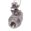 Used Sharpe CF8M 1/4" 1000 CWP 50M760 Manual Ball Valve, 1/4in NPT, 1000psi Max