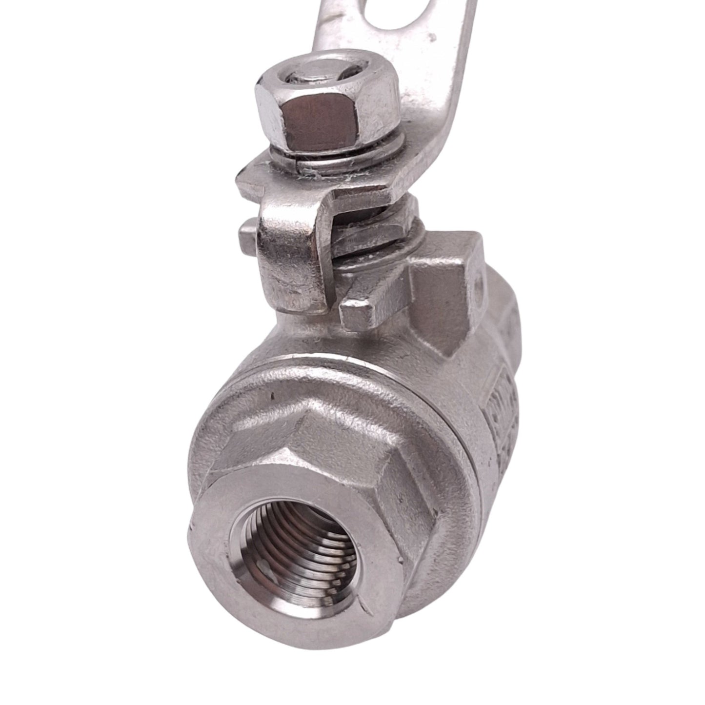Used Sharpe CF8M 1/4" 1000 CWP 50M760 Manual Ball Valve, 1/4in NPT, 1000psi Max