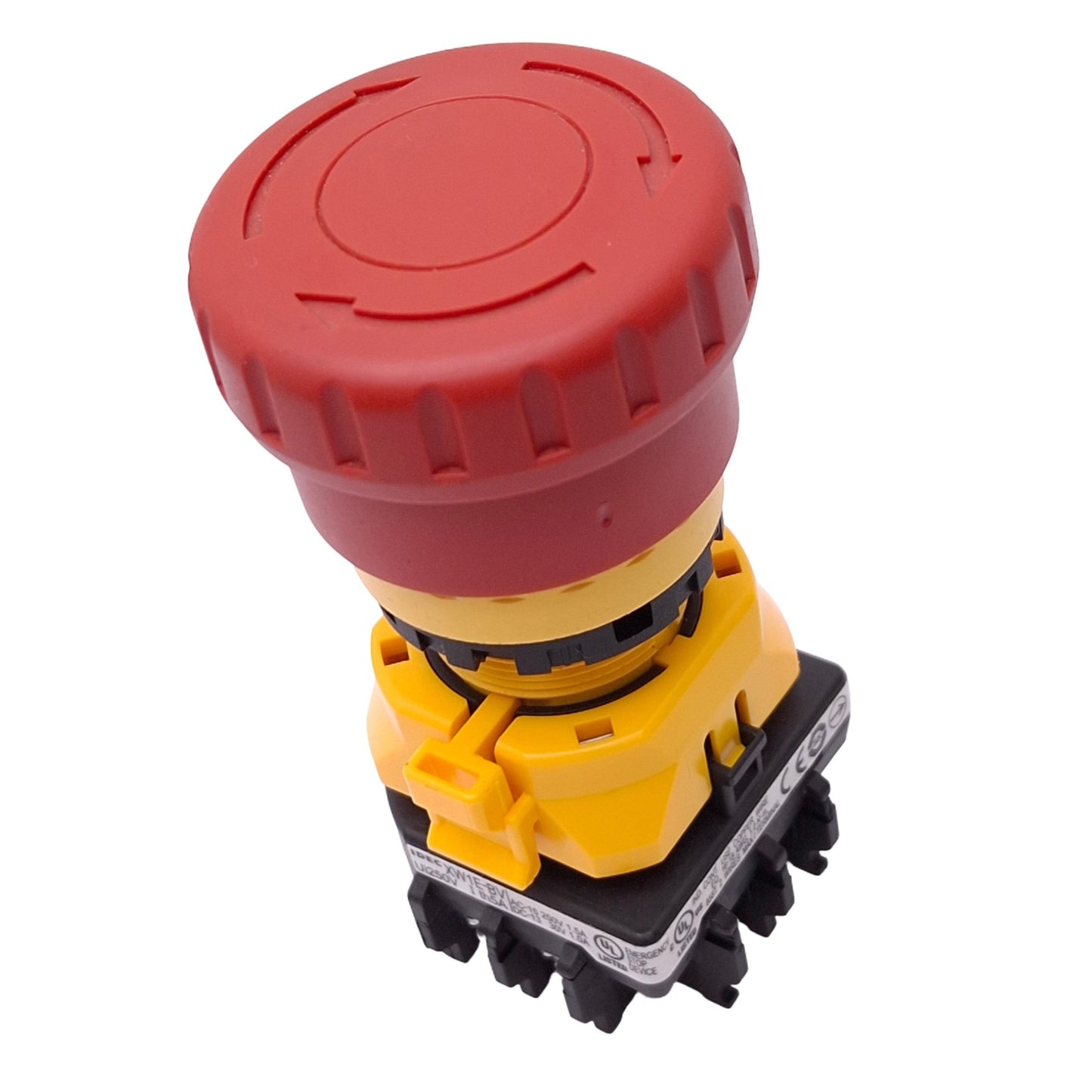 New IDEC XW1E-BV402MFR Push/Twist E-Stop Switch, ø22mm, 2NC, 250VAC 1.5A Max