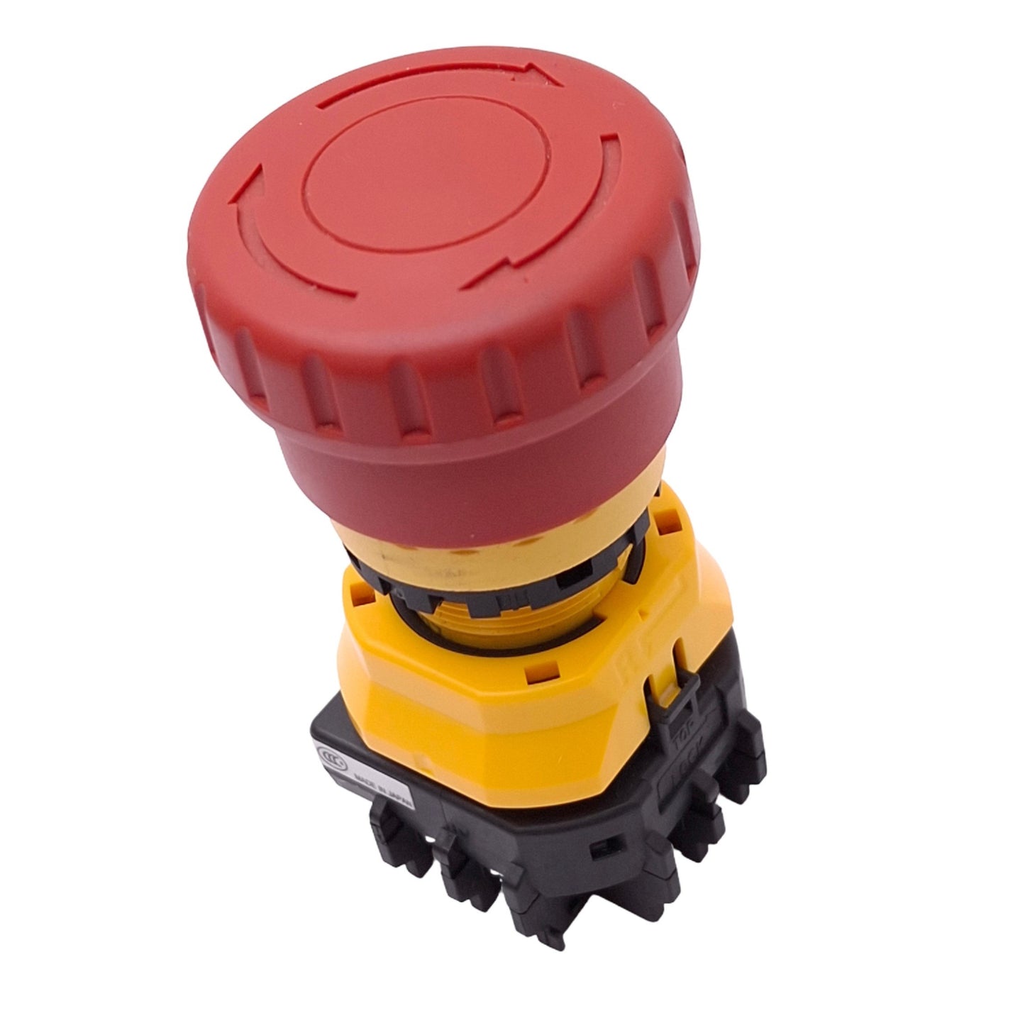 New IDEC XW1E-BV402MFR Push/Twist E-Stop Switch, ø22mm, 2NC, 250VAC 1.5A Max