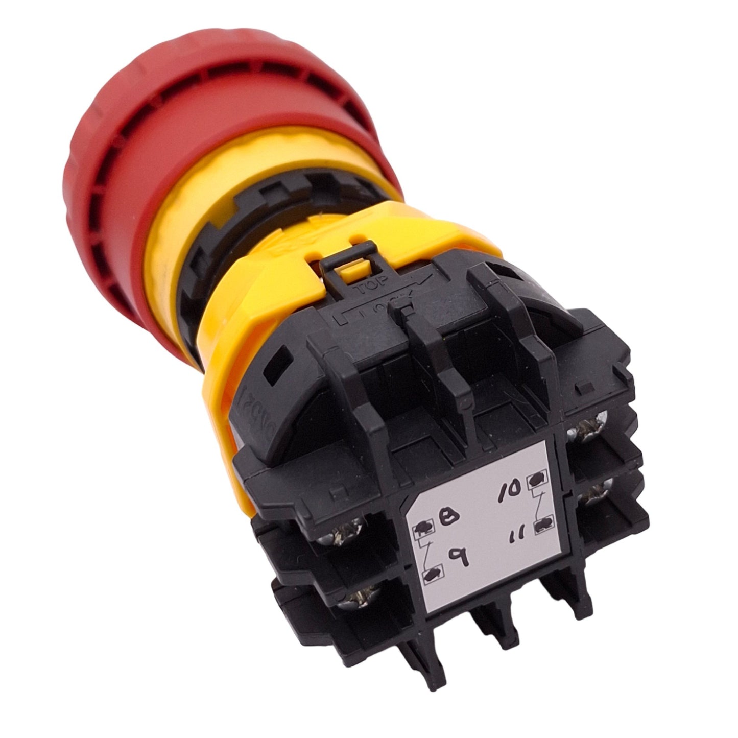 New IDEC XW1E-BV402MFR Push/Twist E-Stop Switch, ø22mm, 2NC, 250VAC 1.5A Max