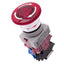 Used IDEC AVLW49902D-R-24V Red Illuminated Push/Twist E-Stop Switch, ø22mm, 2NC 1NO