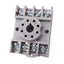 Used Lot of 4 Allen Bradley 700-HN125 Relay Sockets, 8-Pin Octal, 600V 10A, DIN Rail