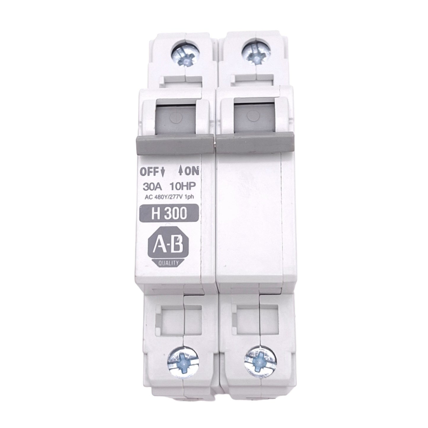 Used Allen Bradley 1492-CB2H300 Circuit Breaker, 2-Pole, 30A 10hp, 480Y/277VAC Max