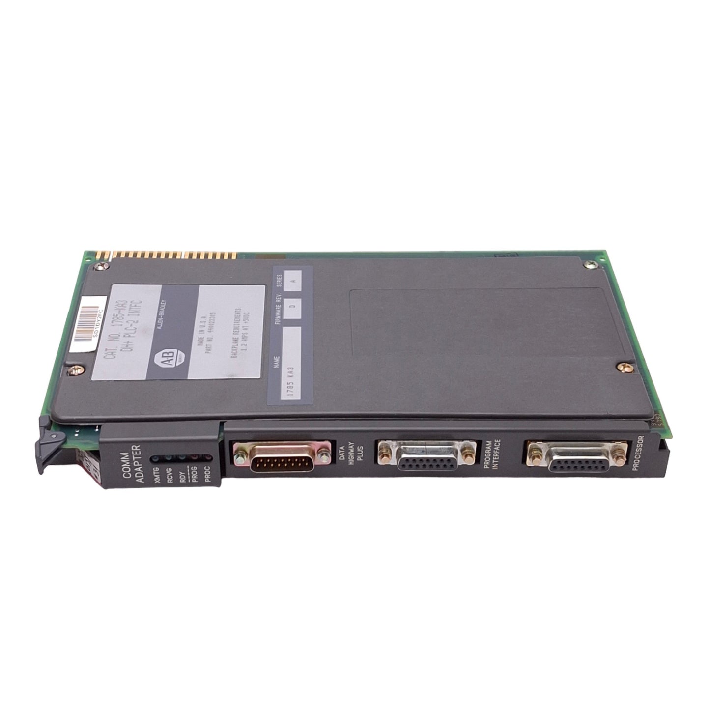 Used Allen Bradley 1785-KA3 Rev D PLC-2 Communication Adapter Module, 5VDC 1.2A