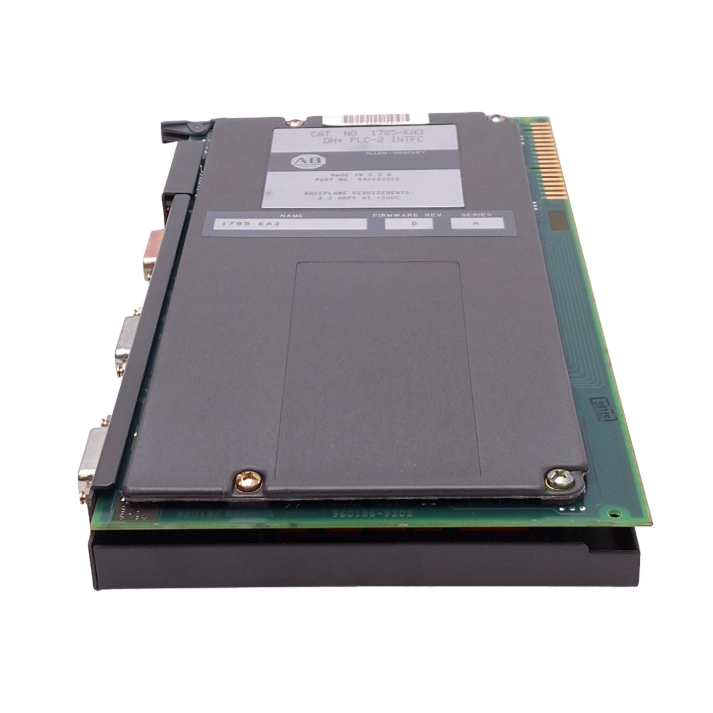 Used Allen Bradley 1785-KA3 Rev D PLC-2 Communication Adapter Module, 5VDC 1.2A