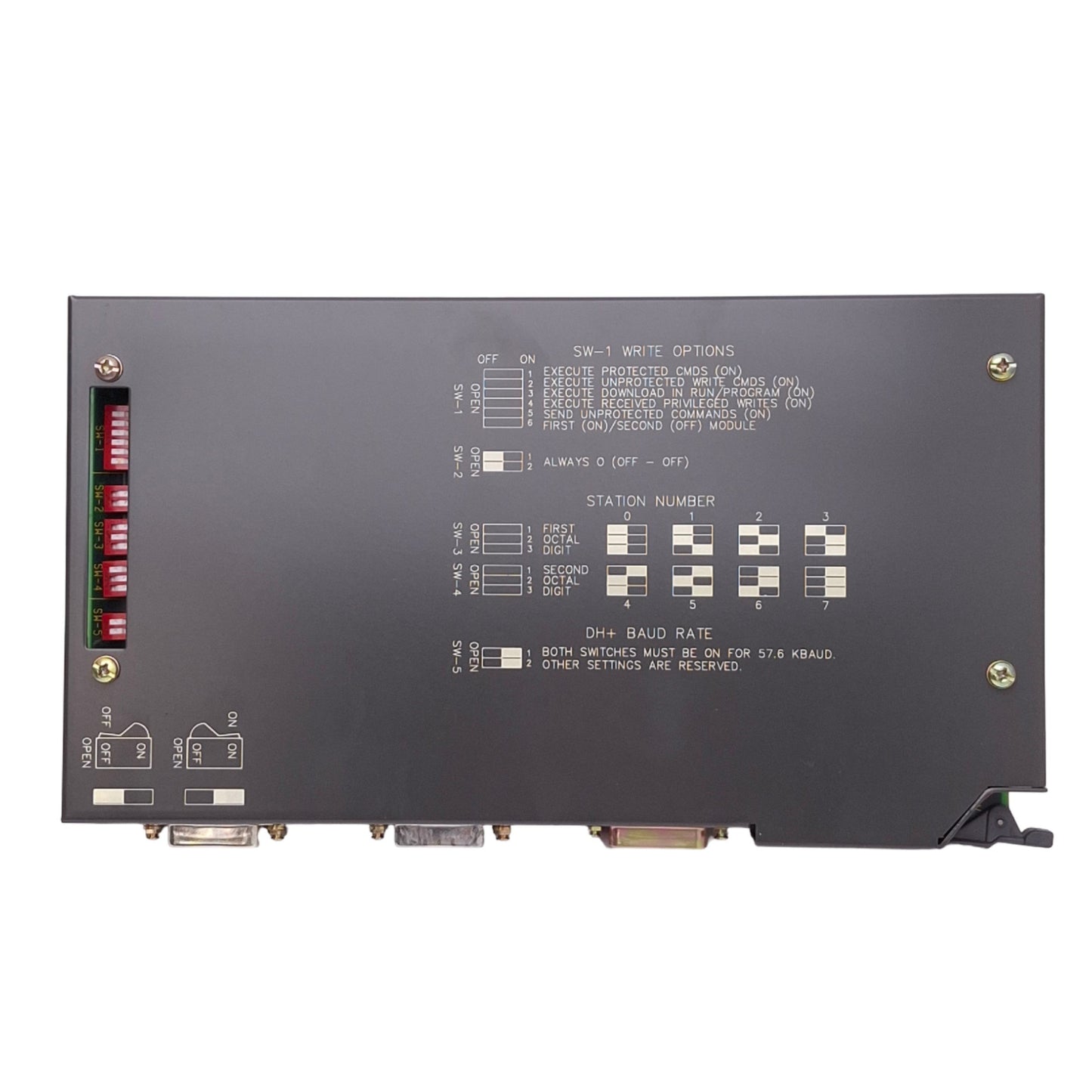 Used Allen Bradley 1785-KA3 Rev D PLC-2 Communication Adapter Module, 5VDC 1.2A