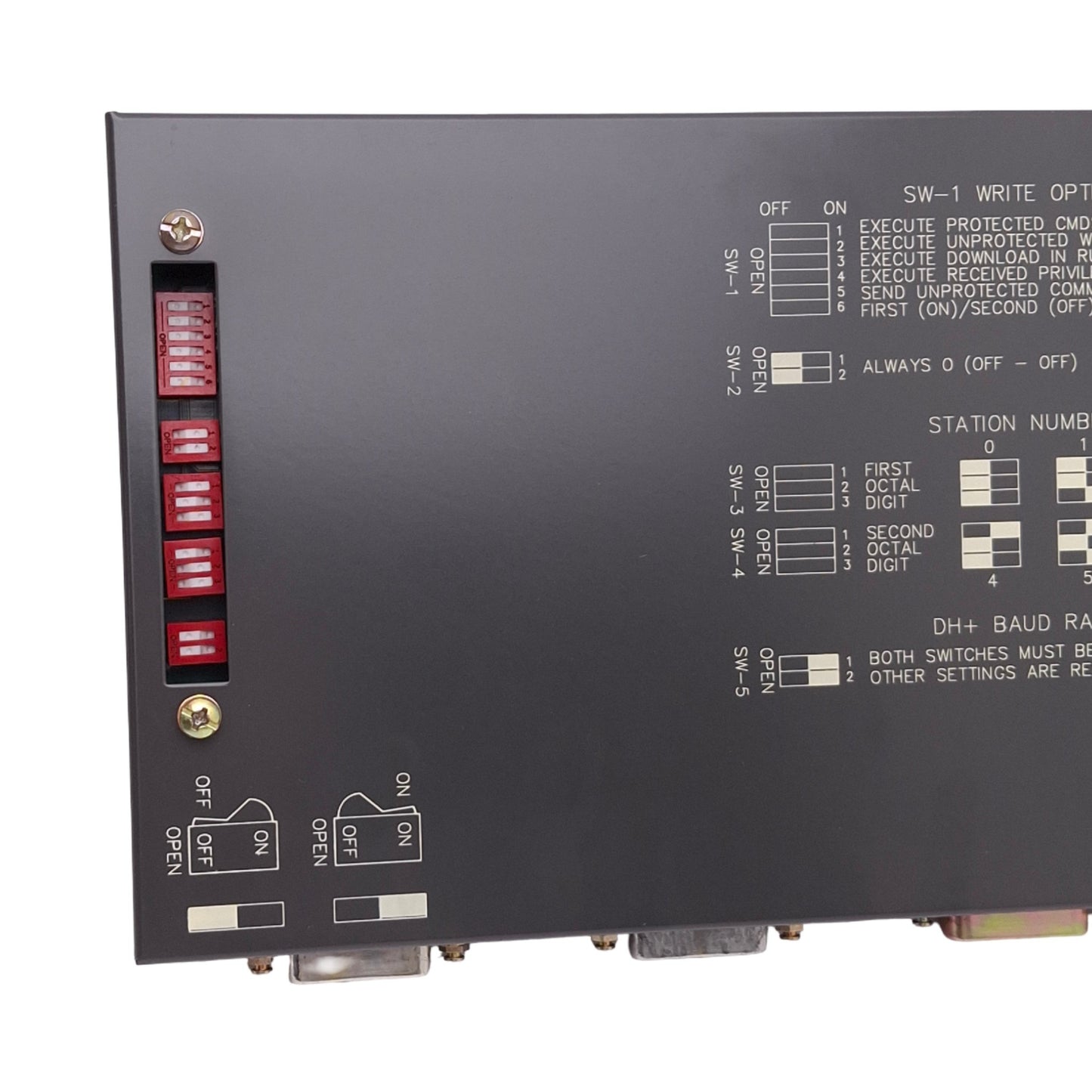 Used Allen Bradley 1785-KA3 Rev D PLC-2 Communication Adapter Module, 5VDC 1.2A