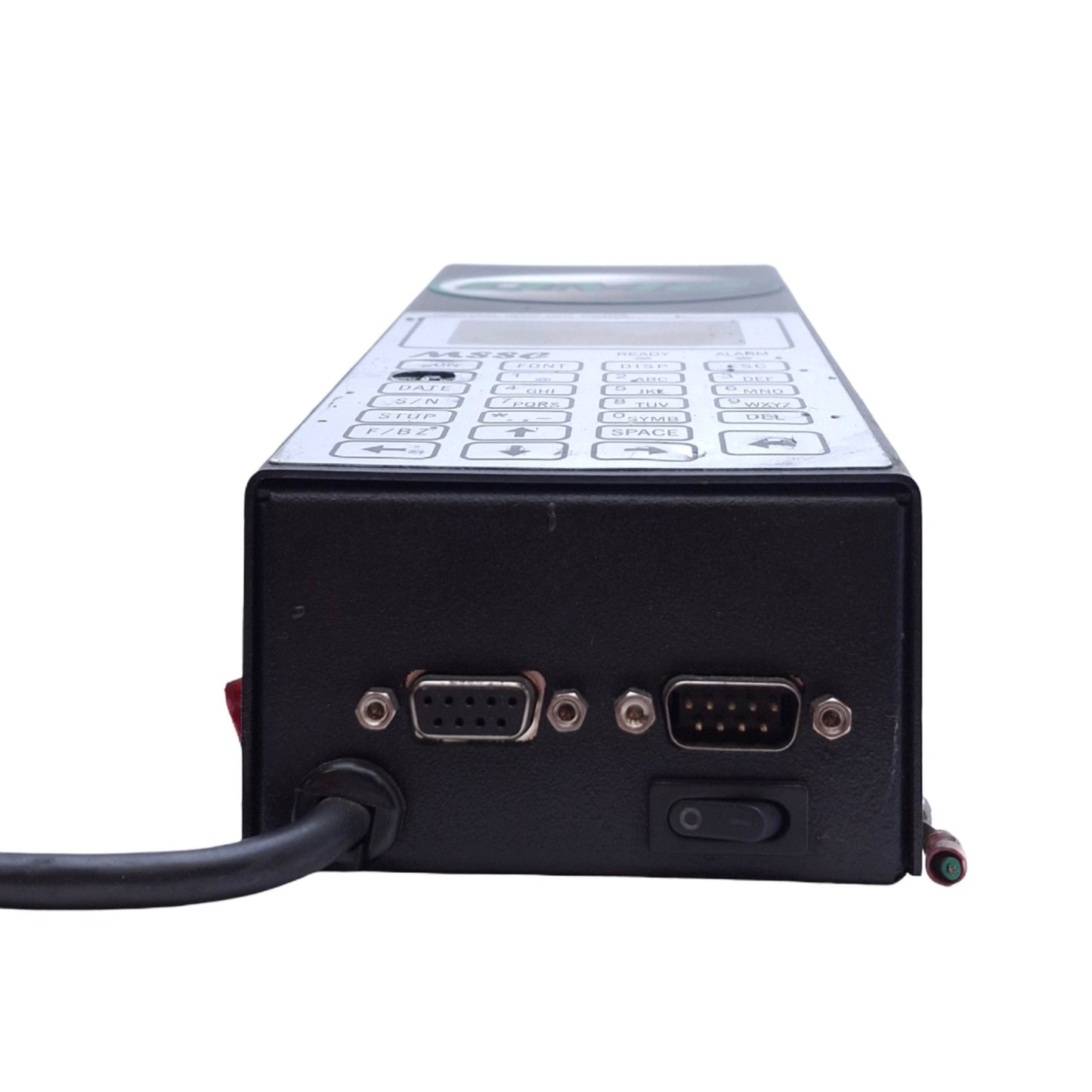 Used MSSC QM2-111-NS High Resolution Inkjet Printer 200ft/min, 85-240VAC, 1.5m Cable