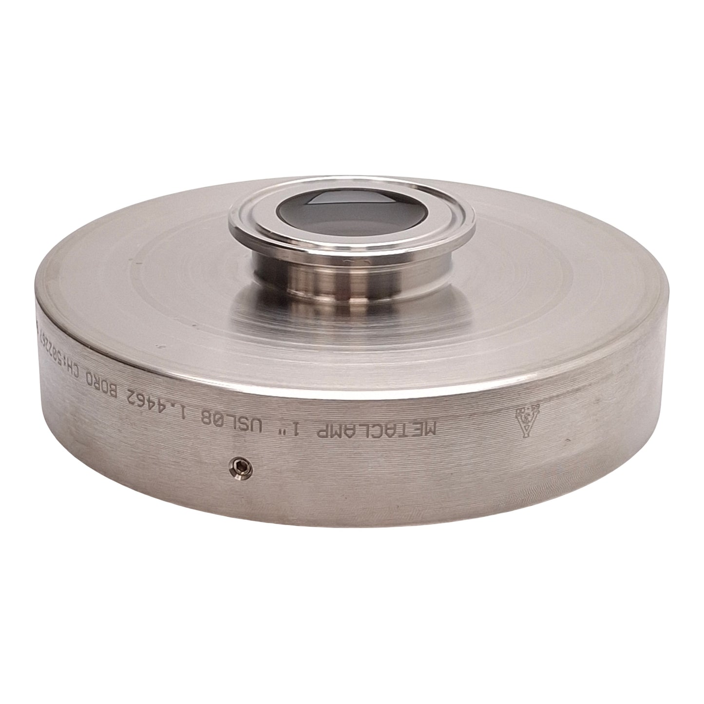 New – Open box Metaclamp 1" Sanitary Sight Glass Window For USL08 Spot Light, 1in Tri-Clamp