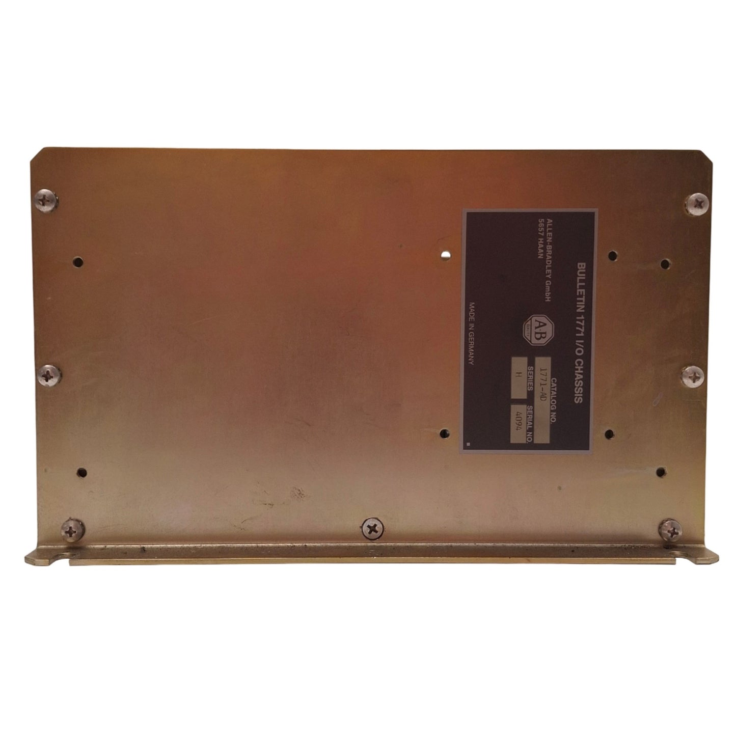 Used Allen Bradley 1771-AD I/O Chassis 16 Input/Output Slots, 1 Controller Slot