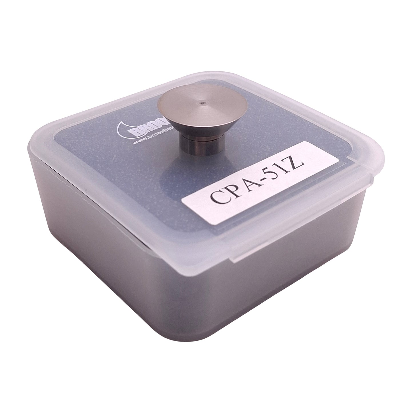 New Wells/Brookfield Metek CPA-51Z Spindle, 3.84N Shear, 0.5mL, 1.5°, 1.2cm Radius