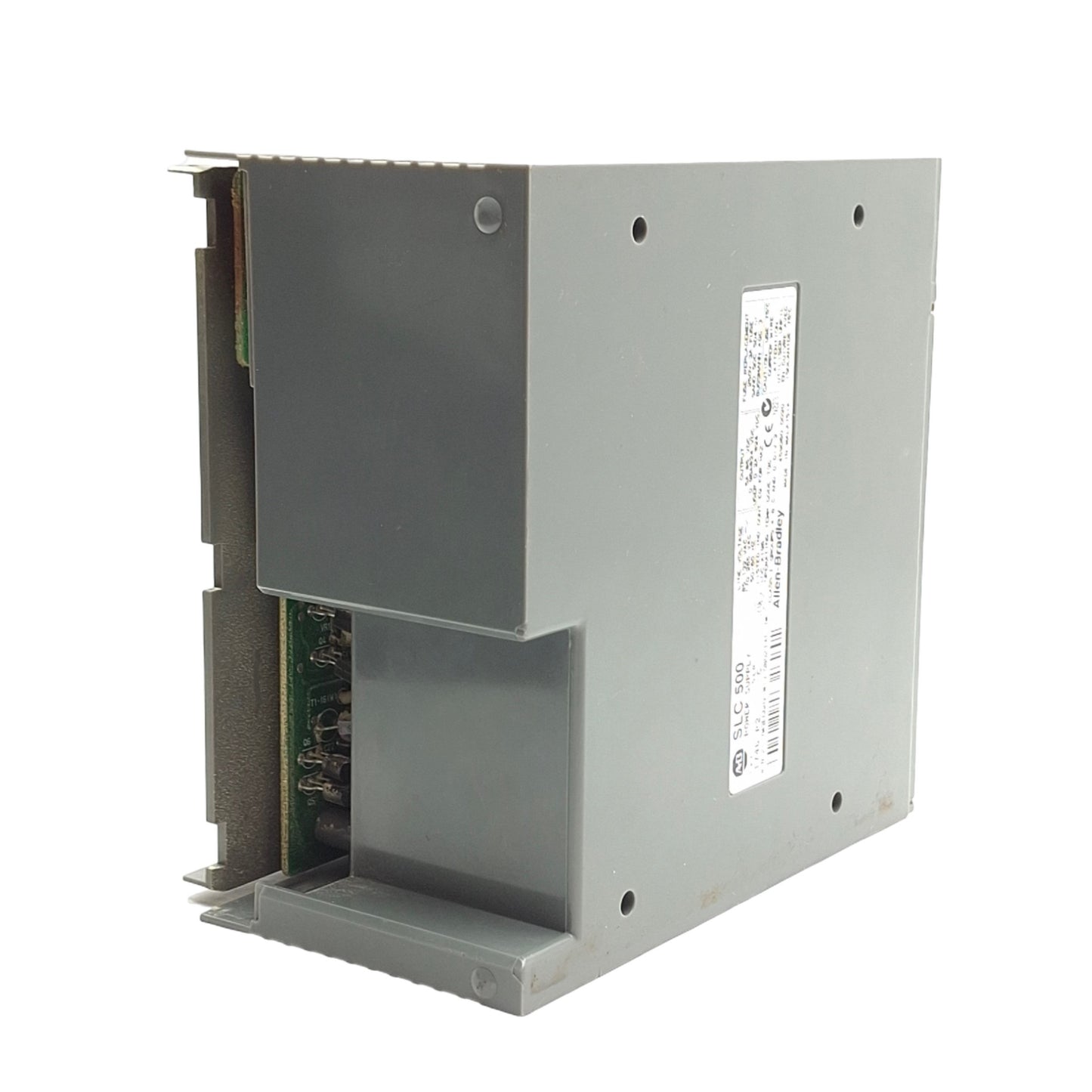 Used Allen Bradley 1746-P2 C SLC 500 Power Supply, In 85-265VAC Out 5VDC 5A *Cracks*