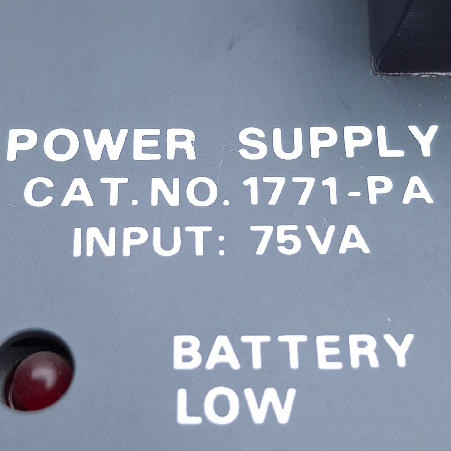 Used Allen Bradley 1771-PA Power Supply Module 75VAC Input, 120VAC 1A 220/240 0.5A