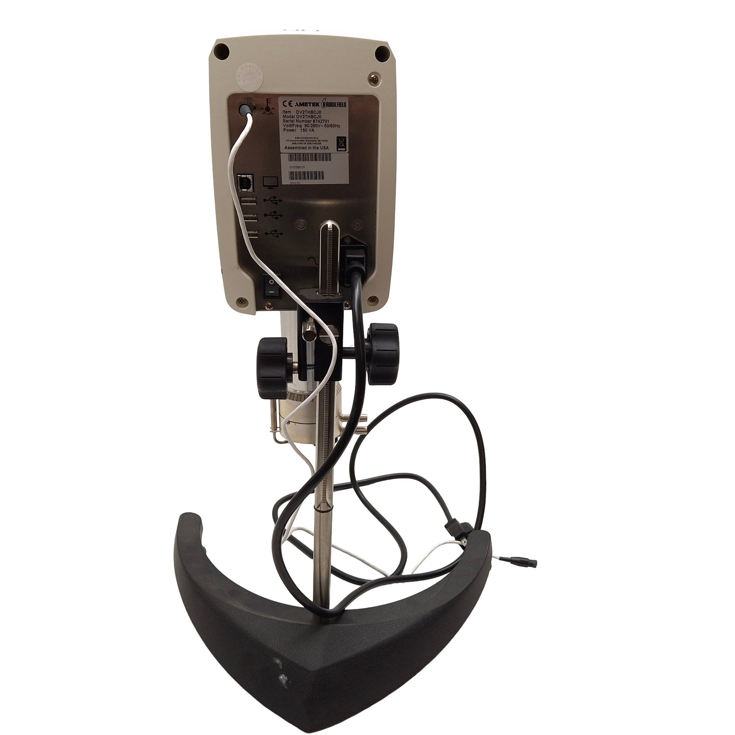 Used Brookfield DV2THBCP Plate & Cone Viscometer With CPA-51Z Spindle 204-4,000,000cP