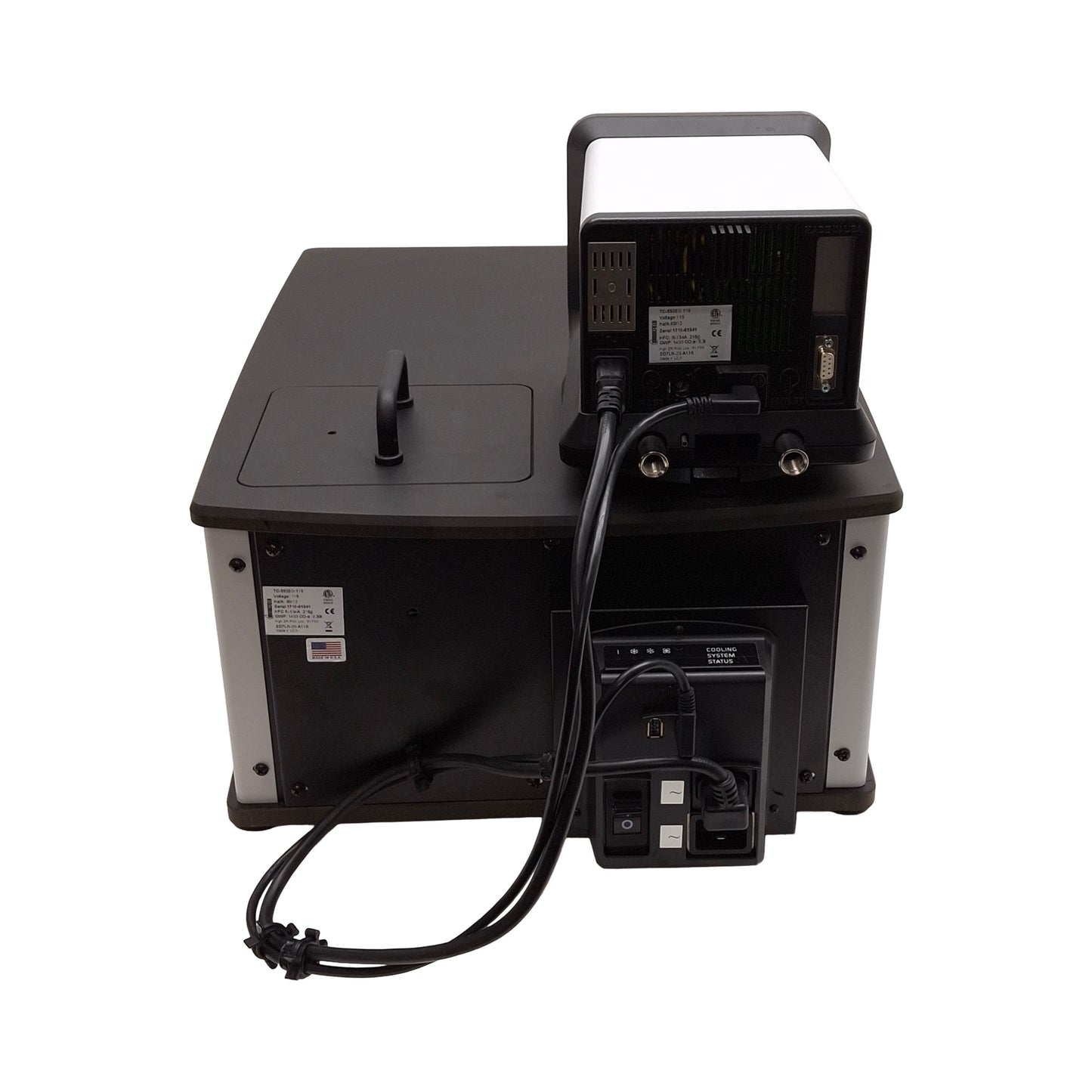 Used Brookfield TC-550SD-115 Heated/Chilled Circulating Bath, 7L, -20°C~170°C, 115VAC