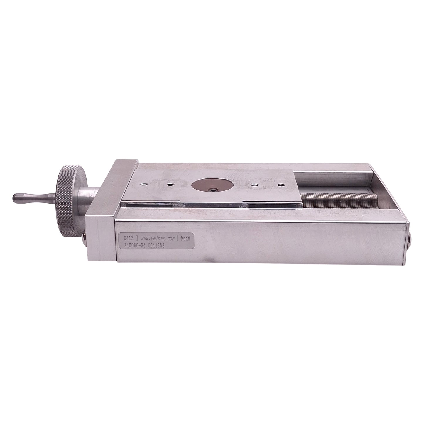 Used Velmex A4006C-S4 Manual Linear Unislide Assembly, 0.025in Lead, 2in Travel