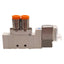 Used SMC SY3120-5LOZ-N7 Solenoid Valve, 2-Pos Single, 0.7MPa, ø1/4" P2C, 24VDC Coil