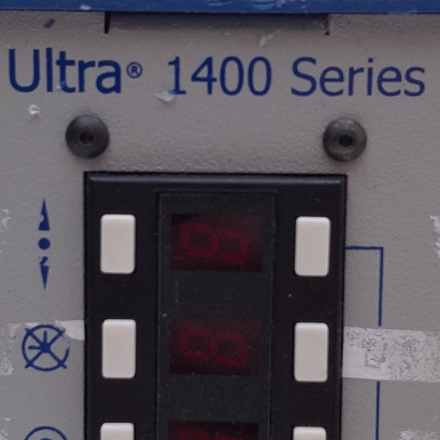 Used Nordson EFD 1400 Fluid Dispenser100/120/220VAC, 80-100PSI Input, 0-100PSI Output
