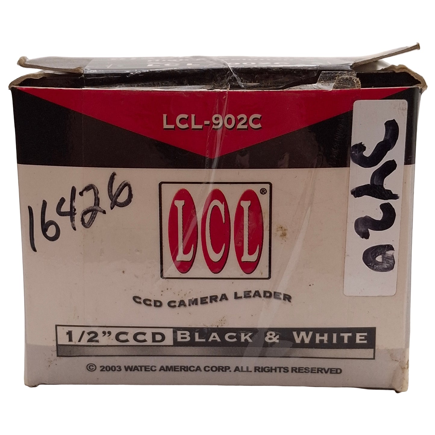 New Watec LCL-902C Monochrome CCD Camera, 1/2" CCD, 768x494 Pixels, BNC, CS-Mount