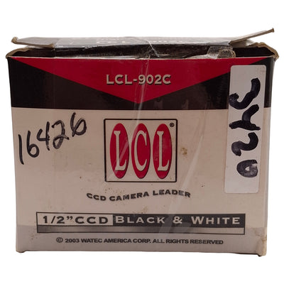 New Watec LCL-902C Monochrome CCD Camera, 1/2" CCD, 768x494 Pixels, BNC, CS-Mount
