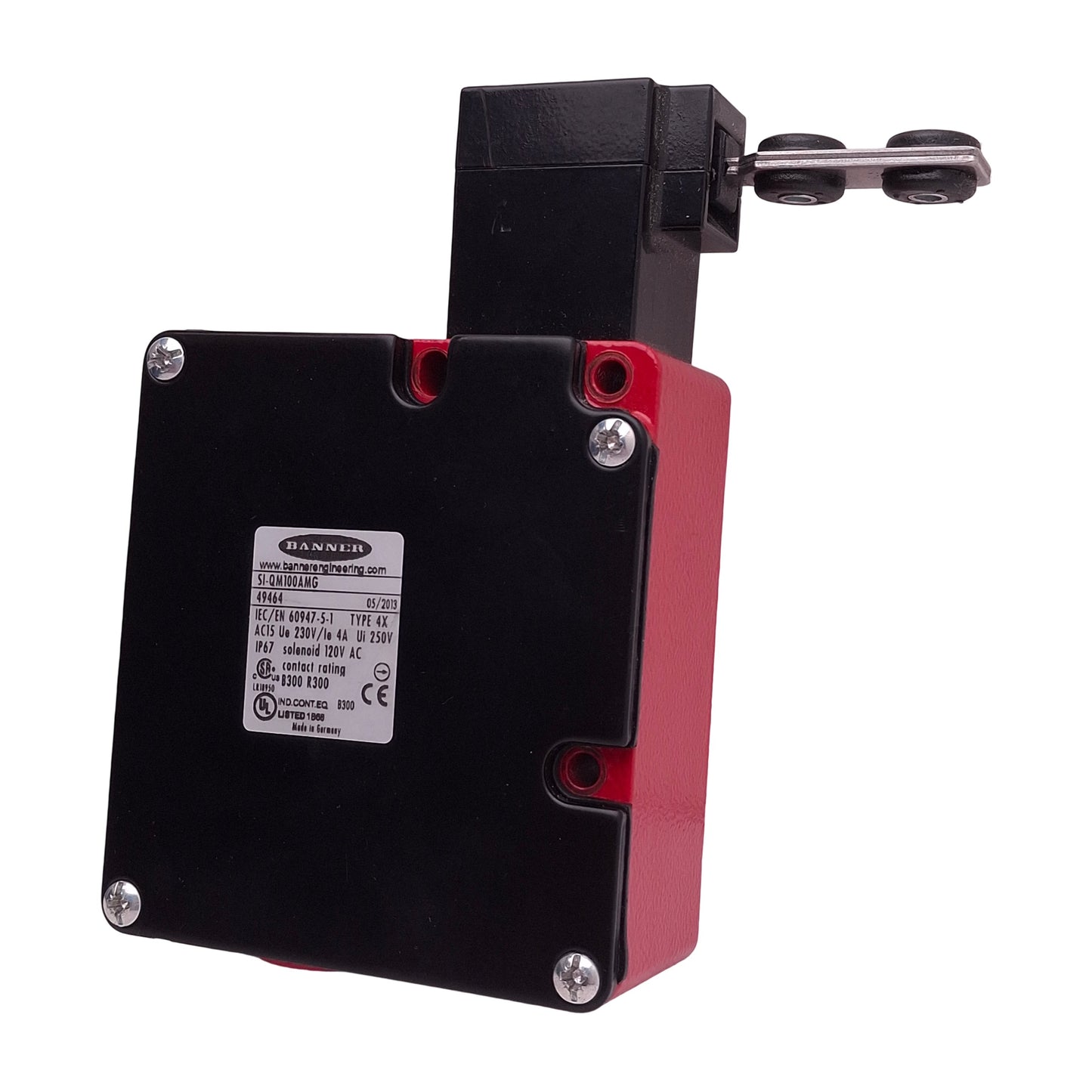 Used Banner SI-QM100AMG Safety Locking Switch, 1NC/1NO, 4A 250VAC, M20 x 1.5