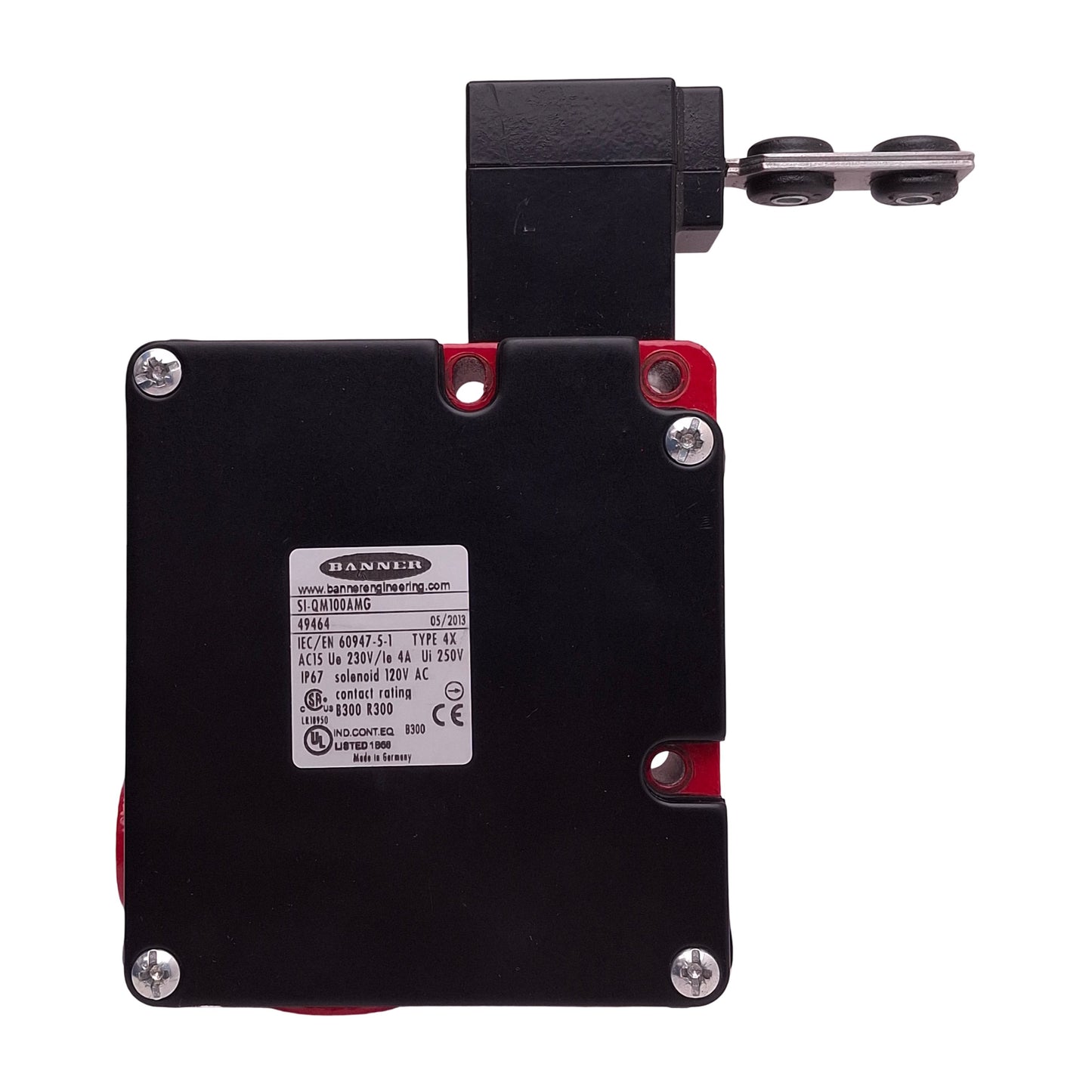 Used Banner SI-QM100AMG Safety Locking Switch, 1NC/1NO, 4A 250VAC, M20 x 1.5