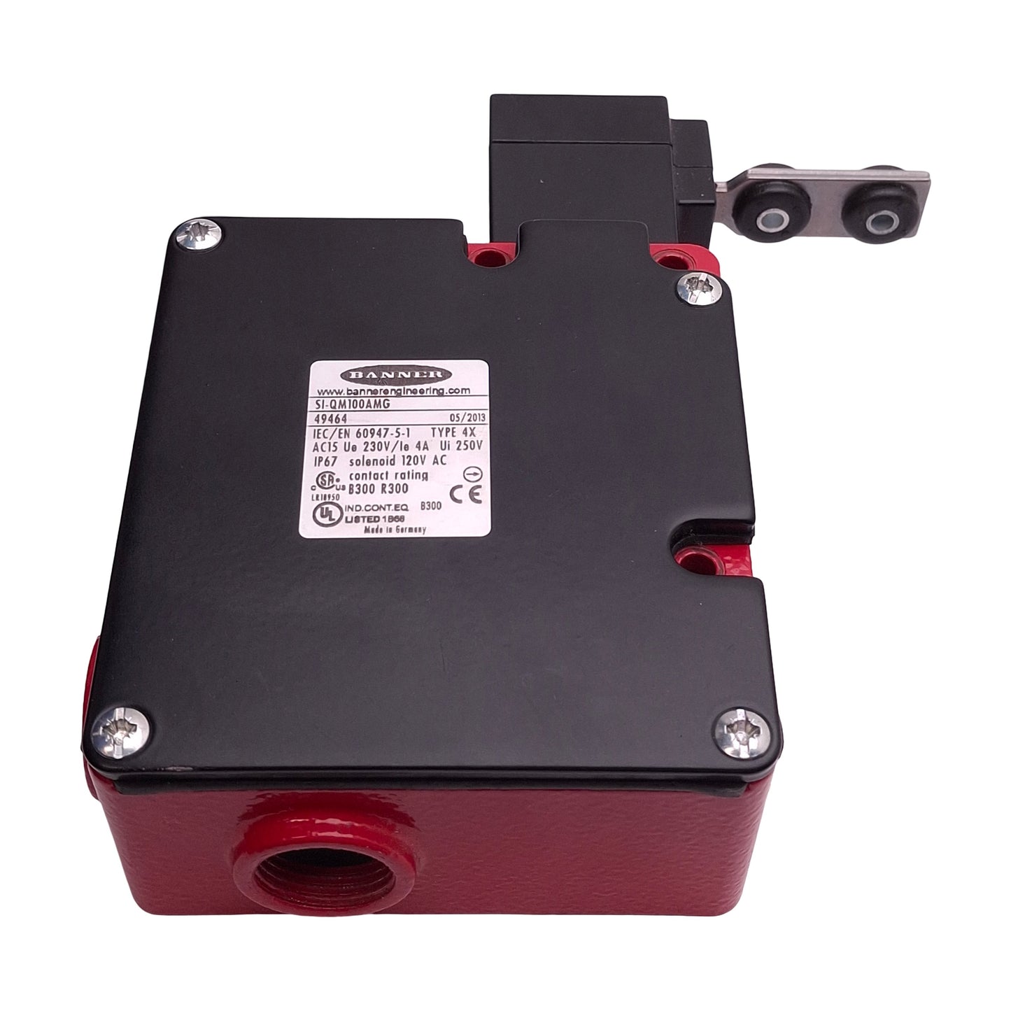 Used Banner SI-QM100AMG Safety Locking Switch, 1NC/1NO, 4A 250VAC, M20 x 1.5